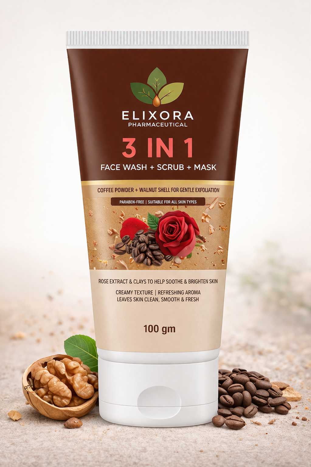 ELIXORA™ 3 IN 1 FACE WASH