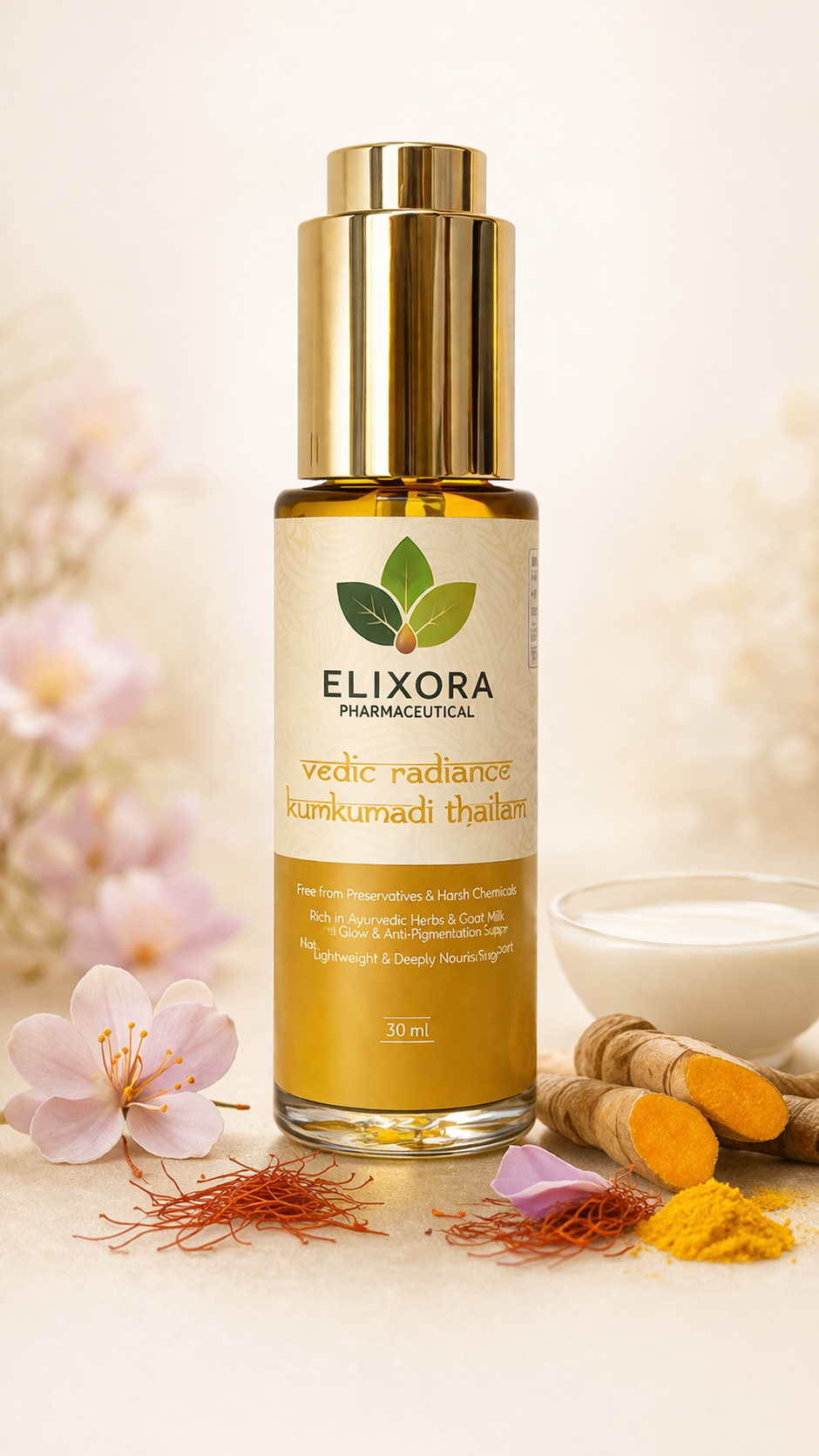 Elixora ™ KUMKUMADI FACE SERUM