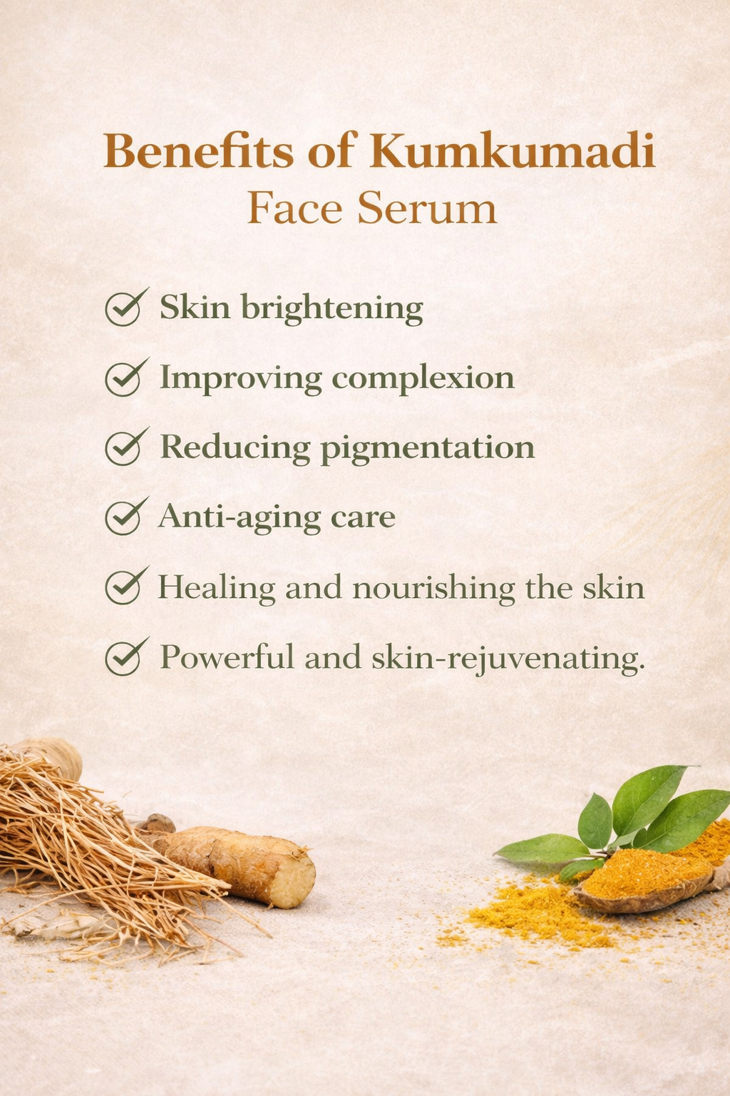 Elixora ™ KUMKUMADI FACE SERUM